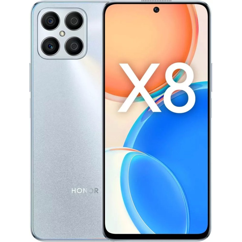 Смартфон HONOR X8 6GB/128GB (титановый серебристый)