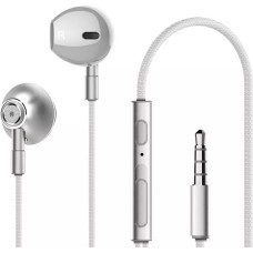 Наушники Lenovo HF140 (серебристый/белый)