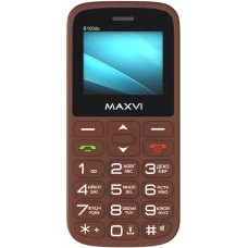 Мобильный телефон Maxvi B100ds (коричневый)