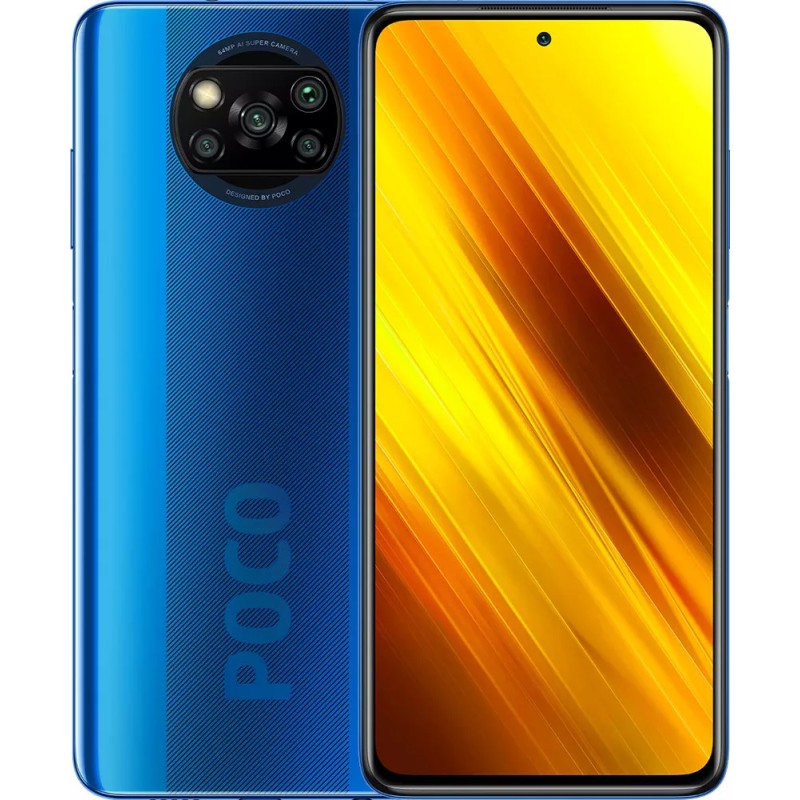 Смартфон POCO X3 NFC 6Gb/128Gb Blue (Global Version)