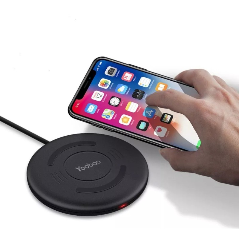 Беспроводное зарядное Yoobao Wireless Charging Pad D1 (черный)