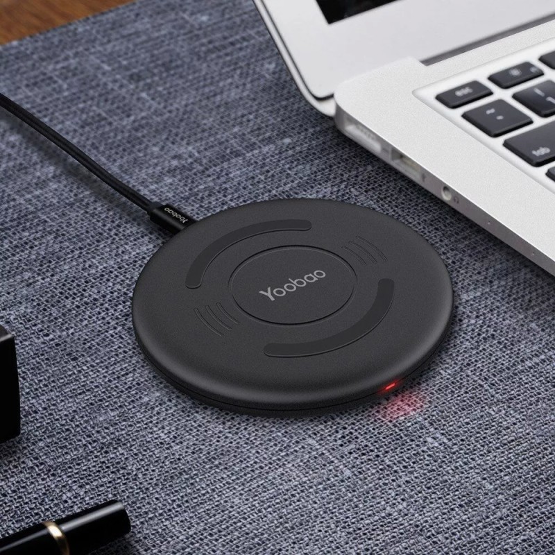 Беспроводное зарядное Yoobao Wireless Charging Pad D1 (черный)