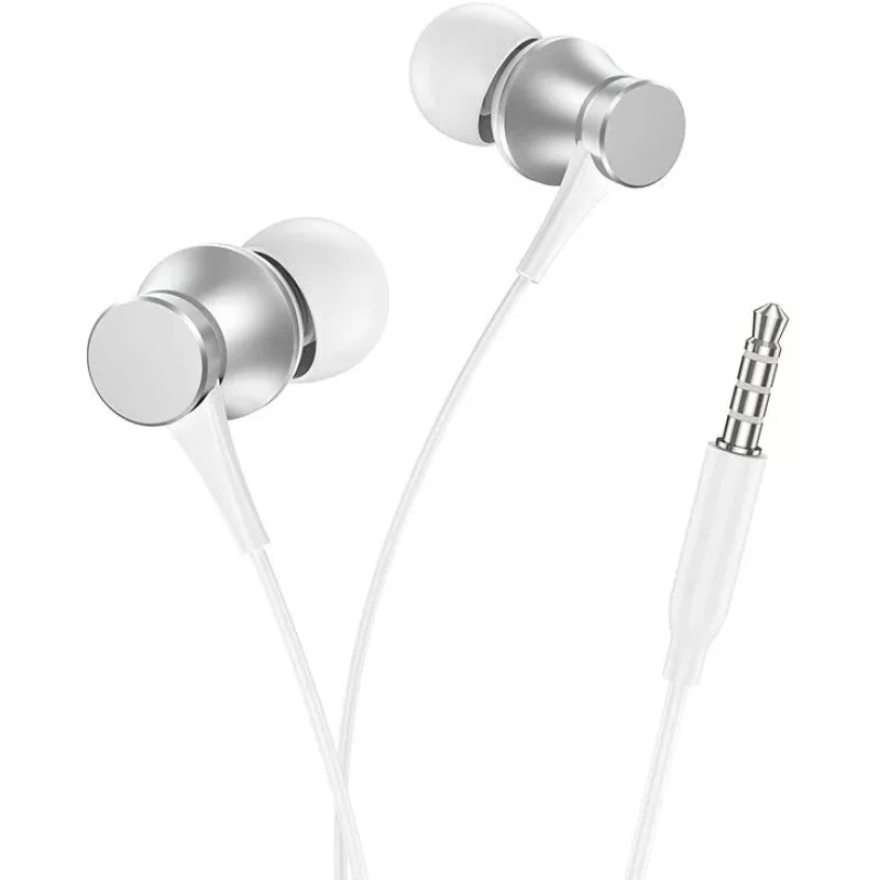 Наушники Borofone BM73 (серебристый/белый)