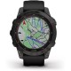 Умные часы Garmin Fenix 7 Sapphire Solar 47 мм (черный титан/черный)