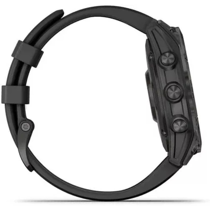 Умные часы Garmin Fenix 7 Sapphire Solar 47 мм (черный титан/черный)