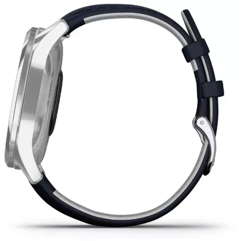 Гибридные умные часы Garmin Vivomove Luxe Silver/Navy
