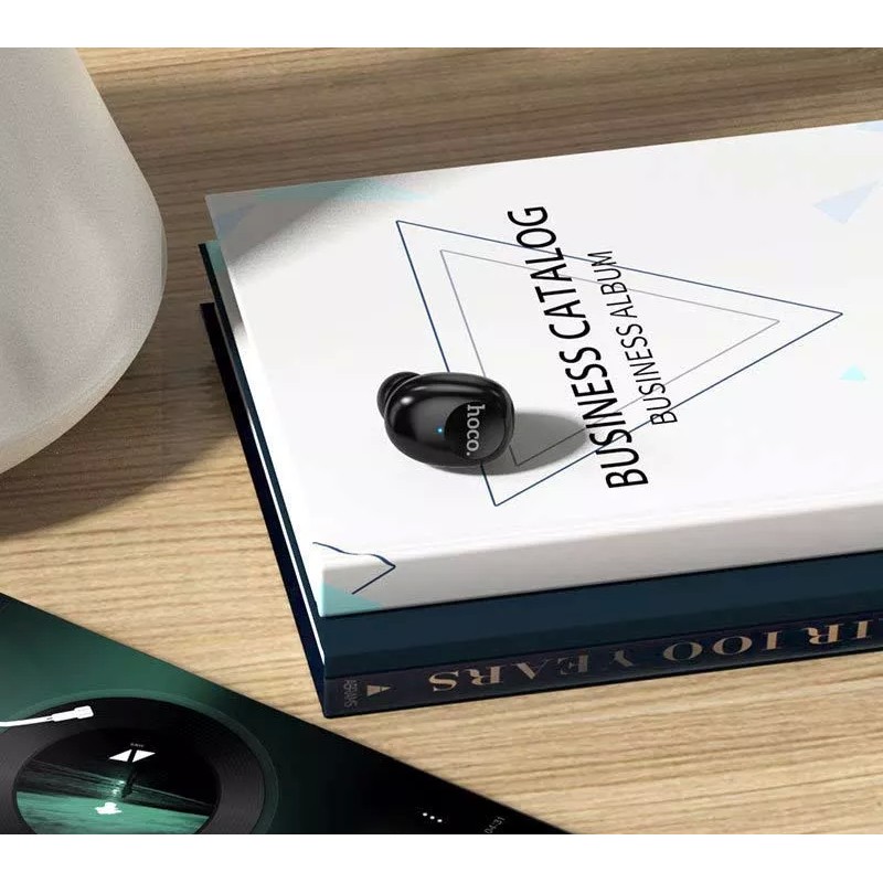 Bluetooth гарнитура Hoco E64 Mini (черный)