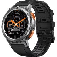 Умные часы Kospet Tank T2 (серебристый, с силиконовым ремешком)