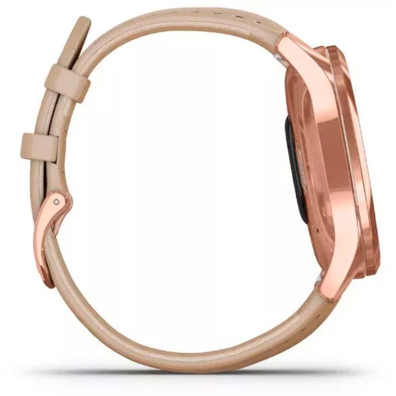 Гибридные умные часы Garmin Vivomove Luxe Rose Gold/Light Sand