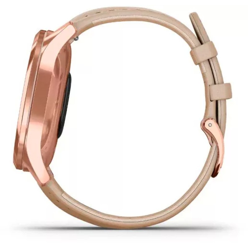 Гибридные умные часы Garmin Vivomove Luxe Rose Gold/Light Sand
