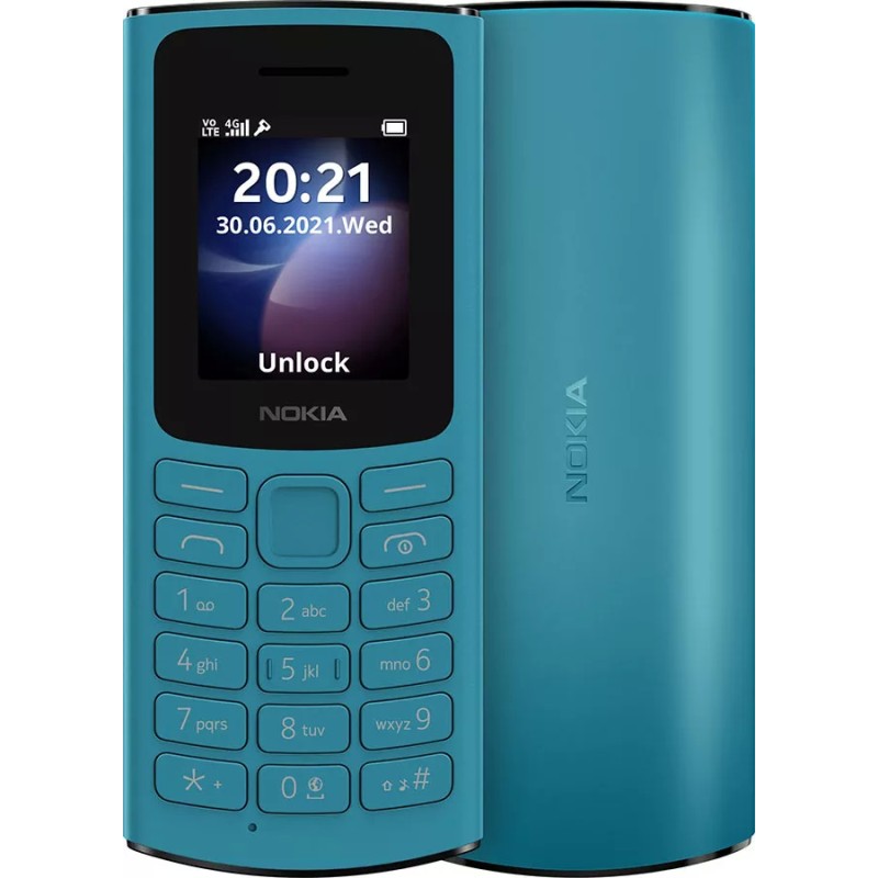 Мобильный телефон Nokia 105 4G Dual SIM (бирюзовый)