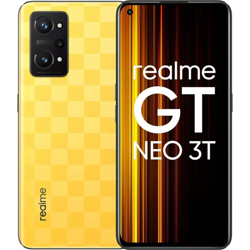 Смартфон Realme GT Neo 3T 80W 6GB/128GB желтый (индийская версия)