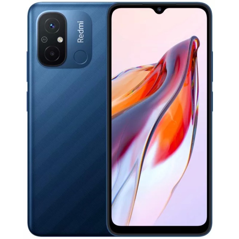 Смартфон Redmi 12C 4GB/128GB темно-синий (международная версия)
