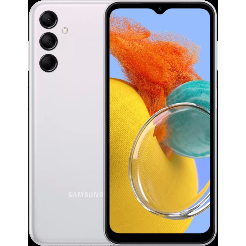 Смартфон Samsung Galaxy M14 4GB/64GB серебристый (SM-M146B/DSN)